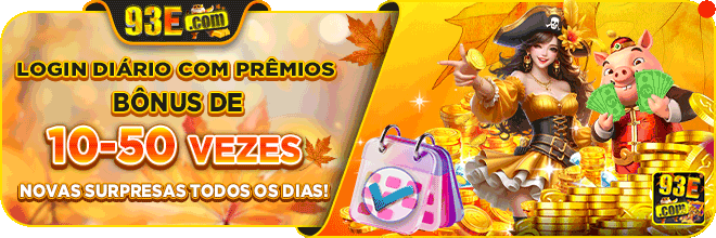 Banner de convites e bônus no app 93e.com